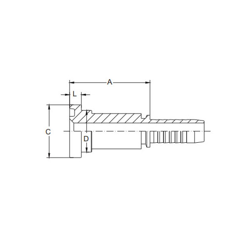 87311-SAE Flange 3000PSI Kon 61